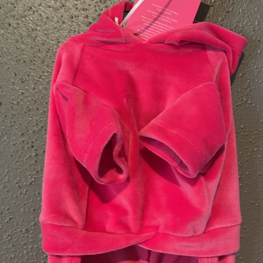 Isaac Mizrahi Doggie Velour Track Suit